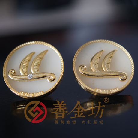 上海海通物流_金鑲玉徽章 玉鑲金徽章 金鑲鉆徽章 制作徽章 獎牌制作 獎章制作 制作紀念幣 定做金幣 徽章制作 員工福利