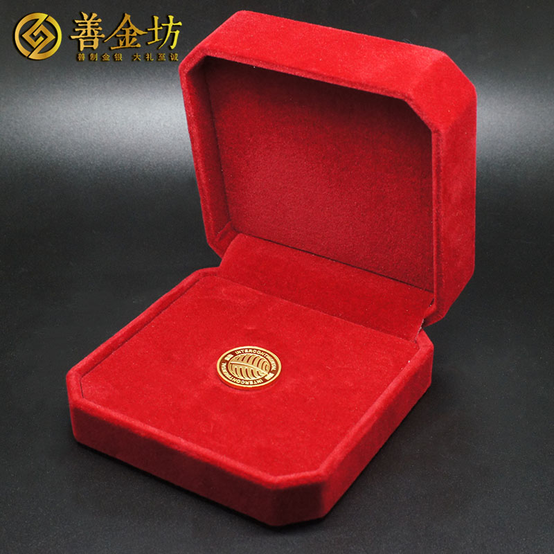 上?？颠_醫(yī)療8克金徽章_ 徽章制作 獎章制作 定做金幣 定制金幣 員工福利