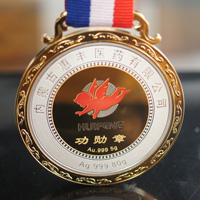 內(nèi)蒙古惠豐醫(yī)藥_銀鑲金獎章 定做銀幣 銀幣制作 定做銀幣 紀念幣定制 紀念幣制作 紀念章制作 制作紀念幣 員工福利