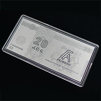 上海飛恒金屬20克銀鈔_銀鈔定制 紀念鈔制作 賀歲鈔定做  員工福利