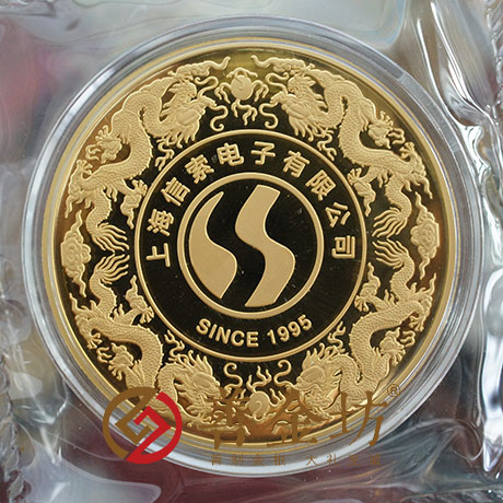 上海信索電子金銀章_純金紀念幣制作 定做金幣 制作金幣 獎?wù)轮谱?金幣制作 紀念幣制作 紀念章制作 定做紀念幣 周年慶典