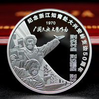 浙江知青支邊50周年紀念章_ 銀章定制 紀念章制作 定做紀念章 銀章制作 定制紀念章 紀念章制作 同學會紀念