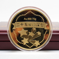 江蘇昆山世耀國際定制優(yōu)秀員工金質(zhì)紀念章